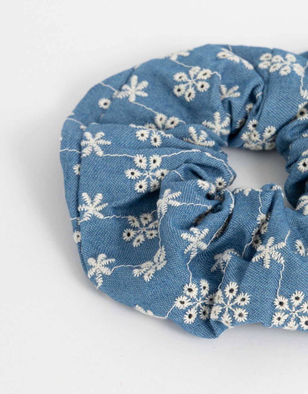 Scrunchie Jeans Western Garden Azul 2