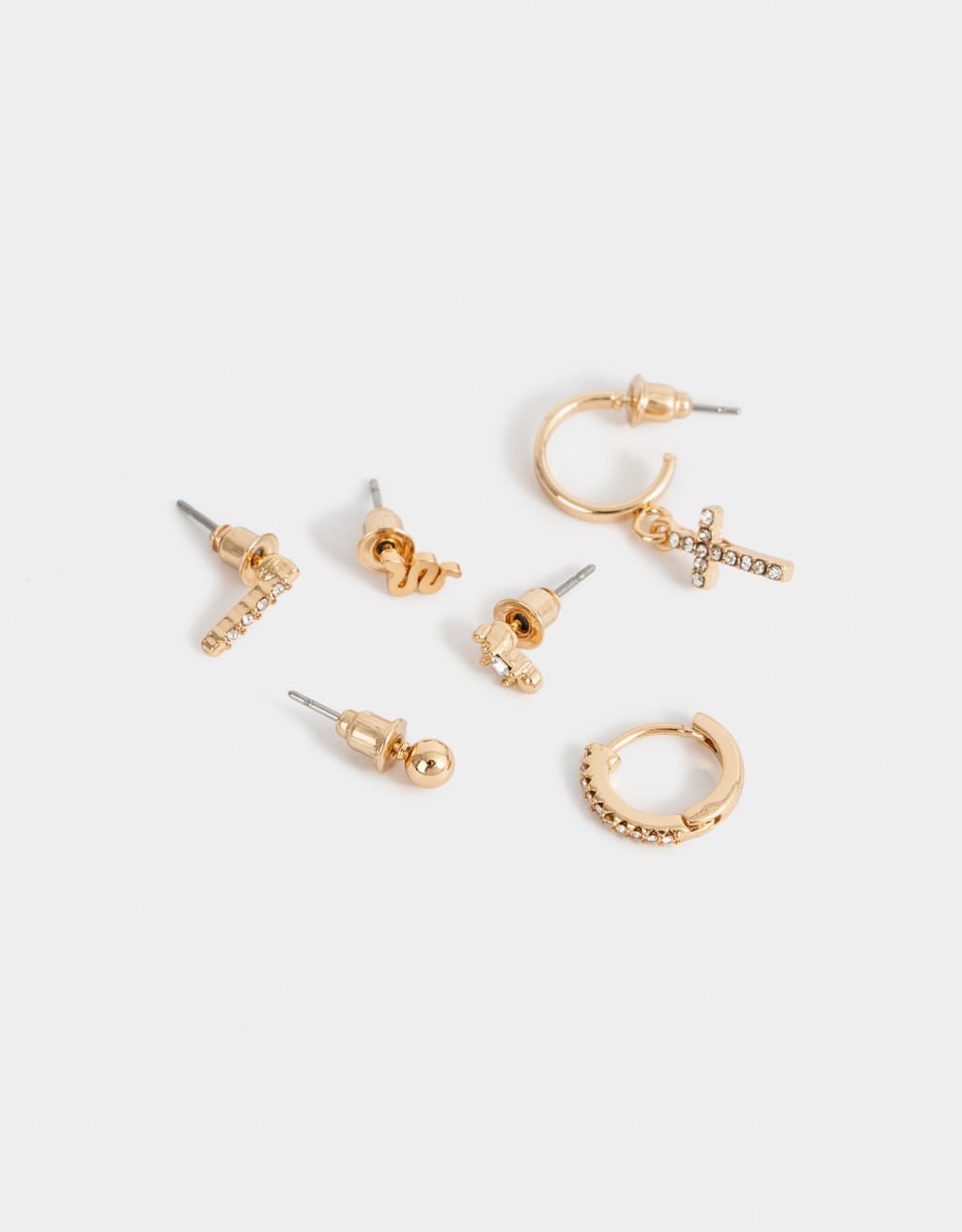 Kit 06 Brincos Mix Folheados a Ouro Dourado 2