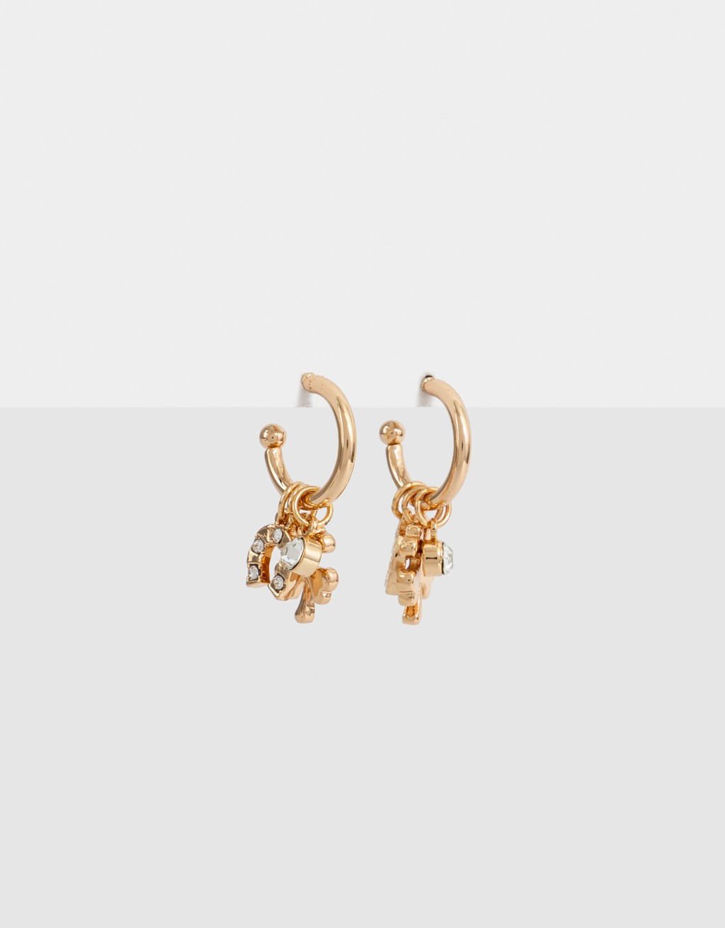 Argolas Charms Folheadas a Ouro Feeling Lucky Dourado 1