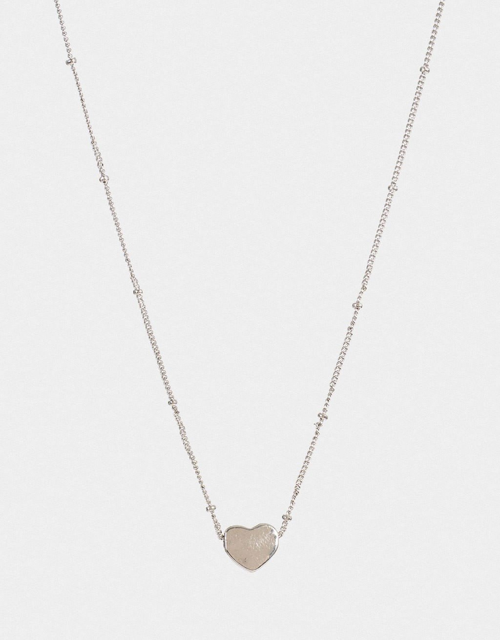 Colar Curto com Pingente de Coração Romantic