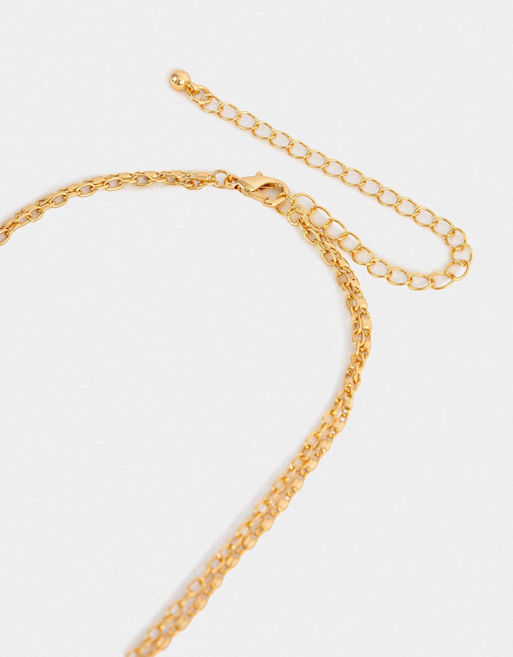 Colar Curto Folheado Ouro Feeling Lucky Dourado 3