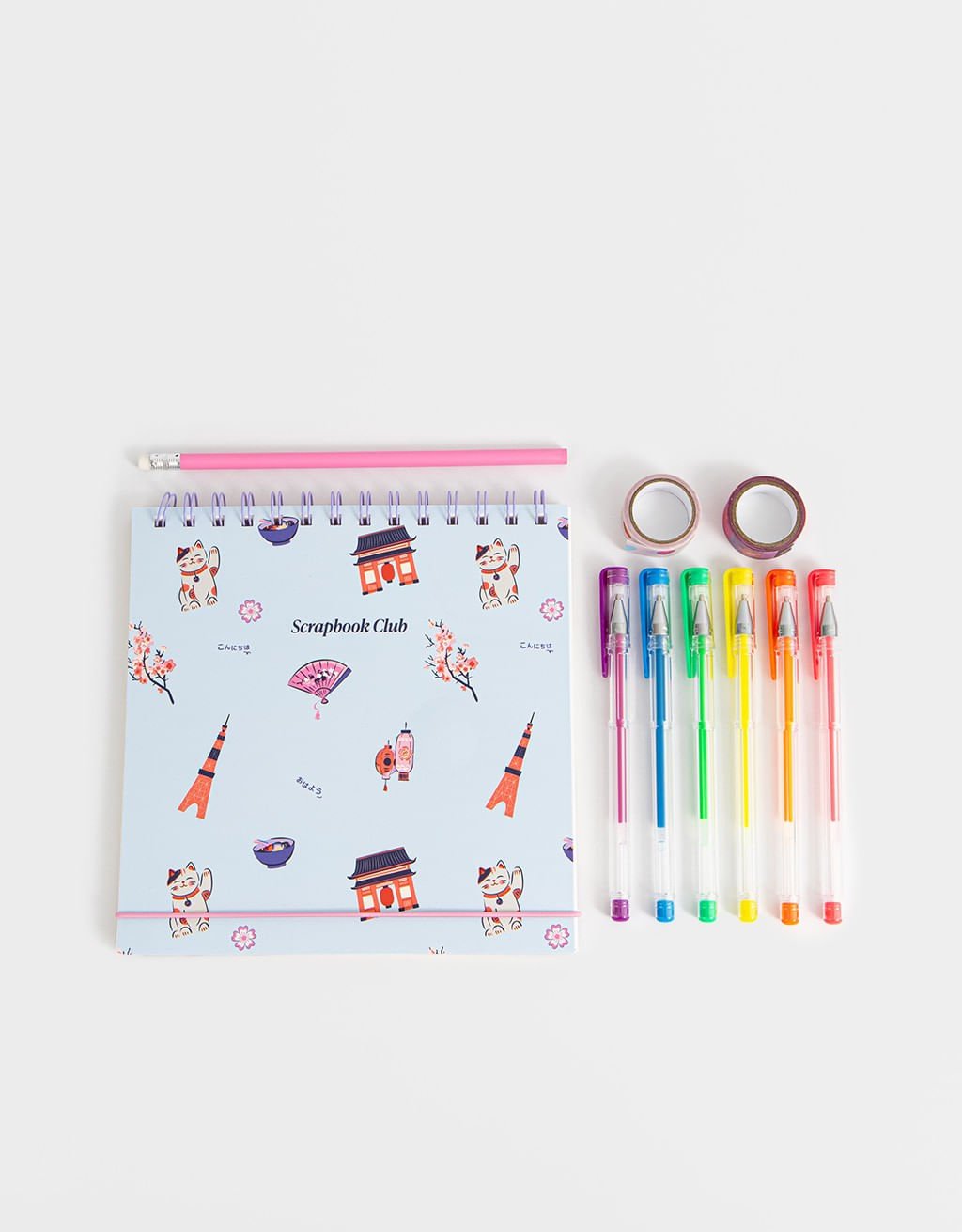 Kit Papelaria Tokyo Multicores 2