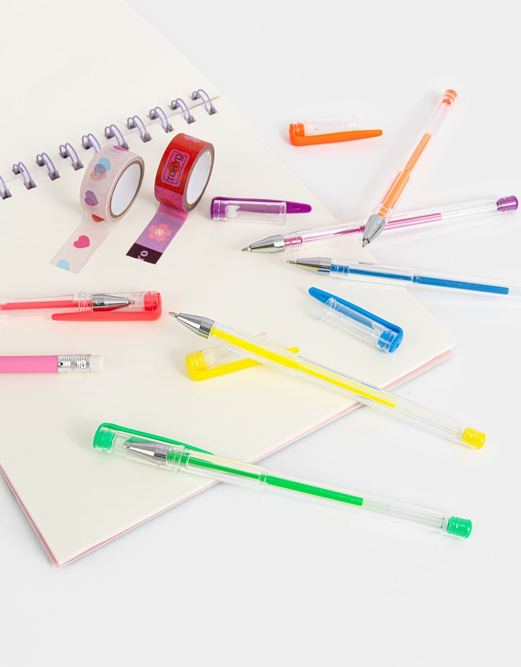 Kit Papelaria Tokyo Multicores 3