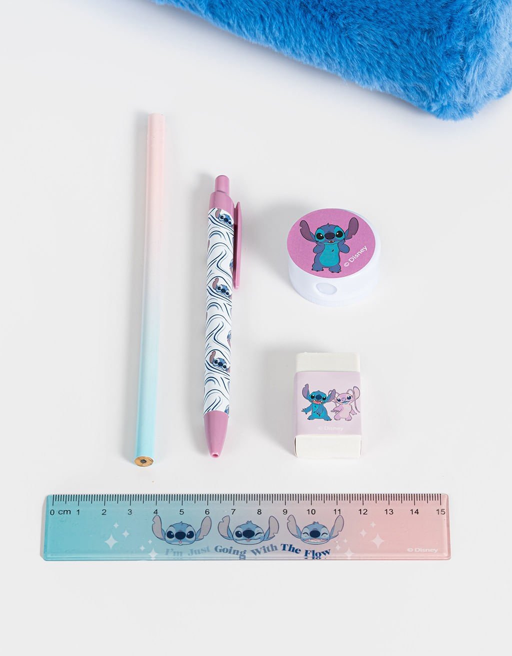 Estojo Stitch Azul 6