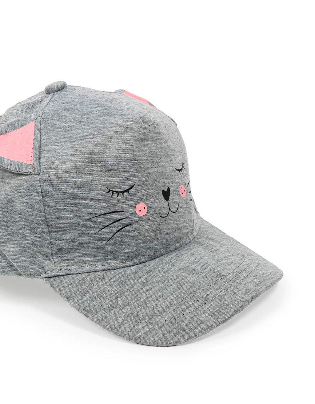 Boné Infantil Gatinho Giz Cinza 2