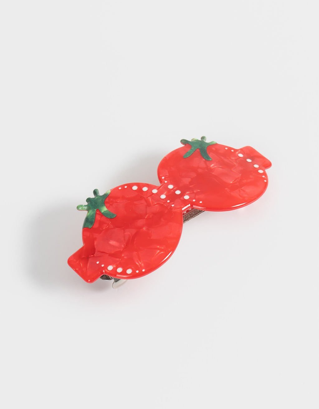 Presilha Francesa Tomate & Strass Campus Club Vermelho 2