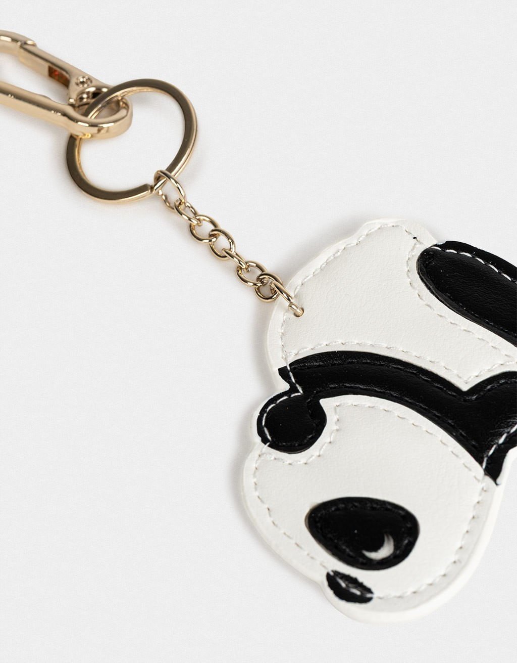 Chaveiro Charms Panda Boho Branco/Preto 2