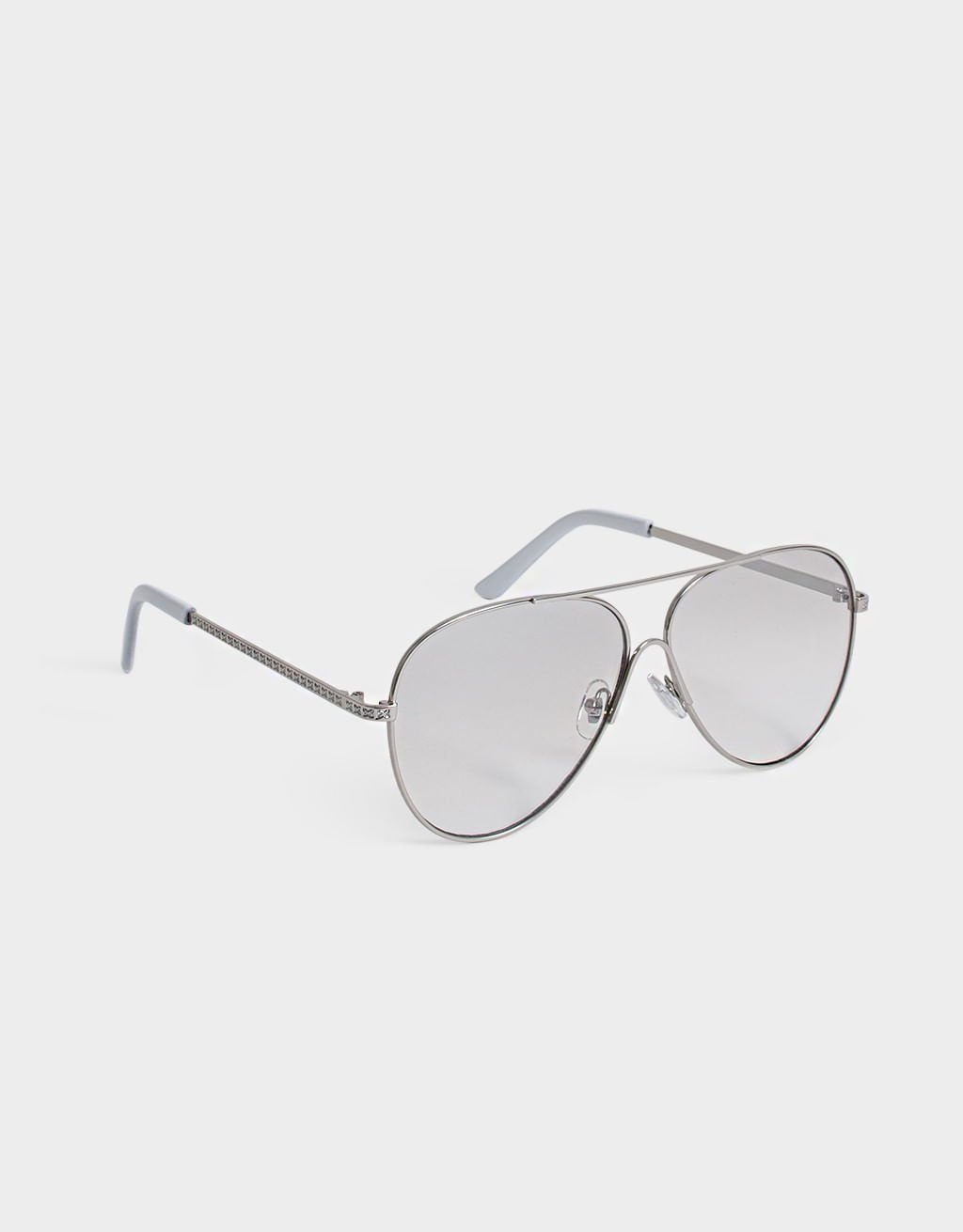 Óculos de Sol Aviador Degradê Classic Prata 2