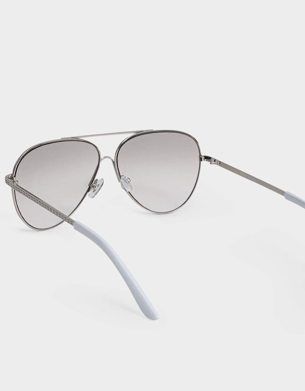 Óculos de Sol Aviador Degradê Classic Prata 3