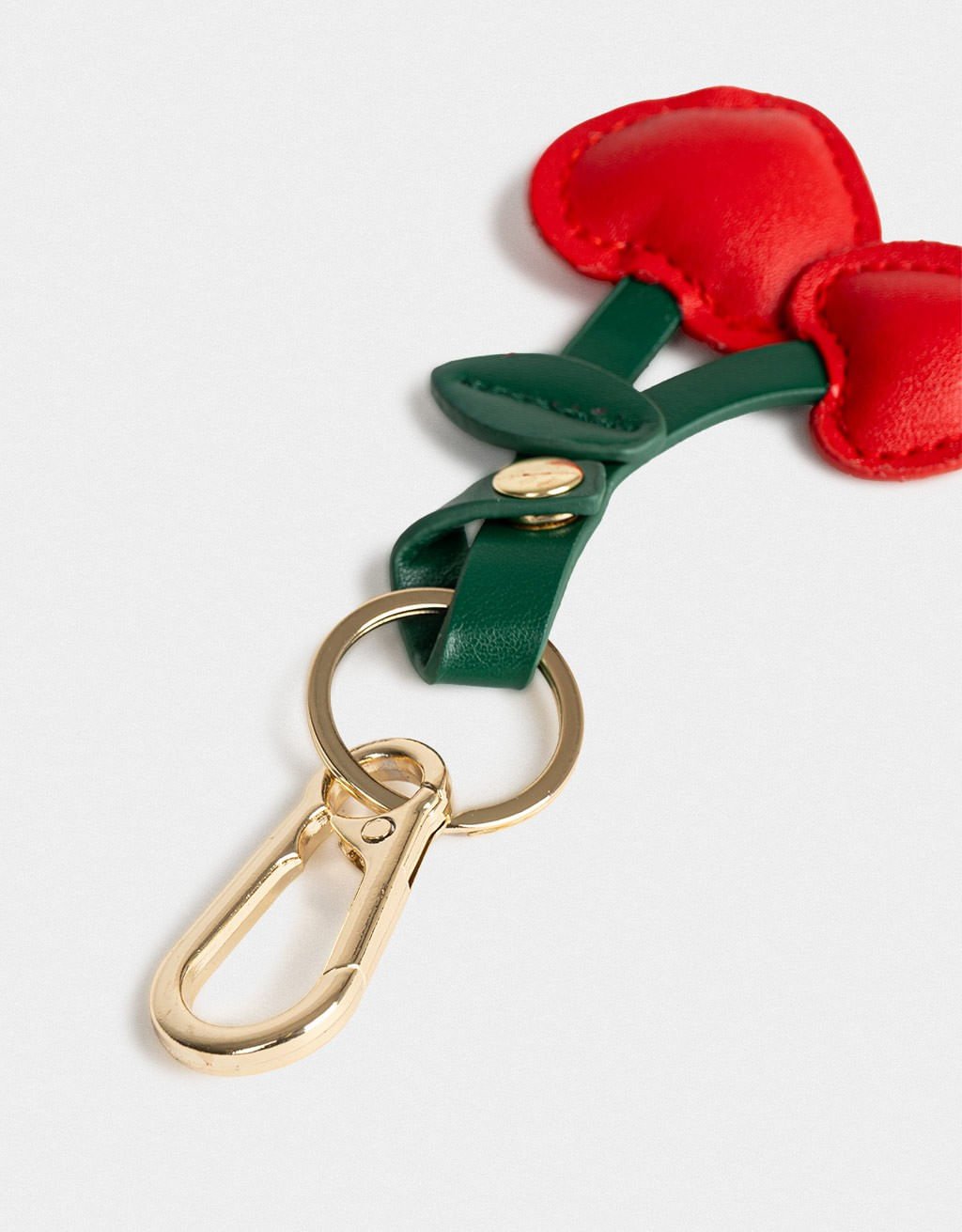 Chaveiro Charms Cereja Boho Vermelho/Verde 3
