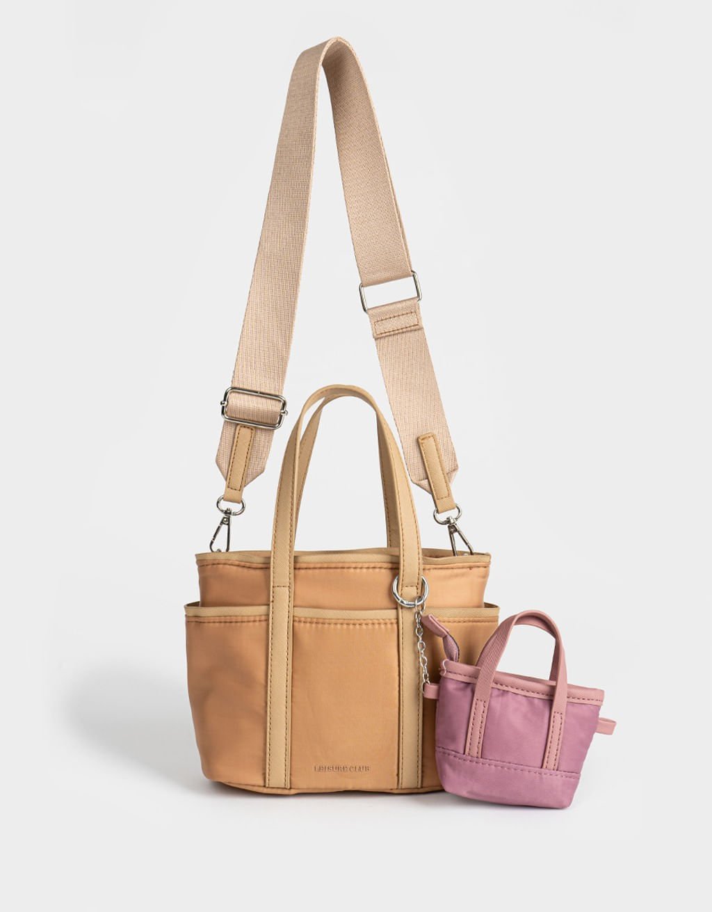 Bolsa City e Pouch Esportiva In My Wellness Era Marrom 2