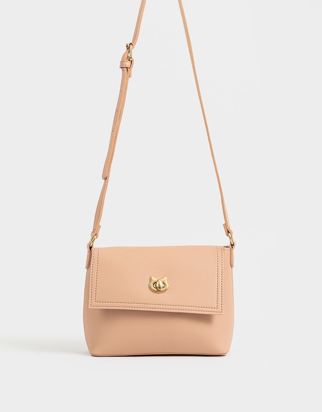 Bolsa Tiracolo Corino Cute P`reteen Bege 2