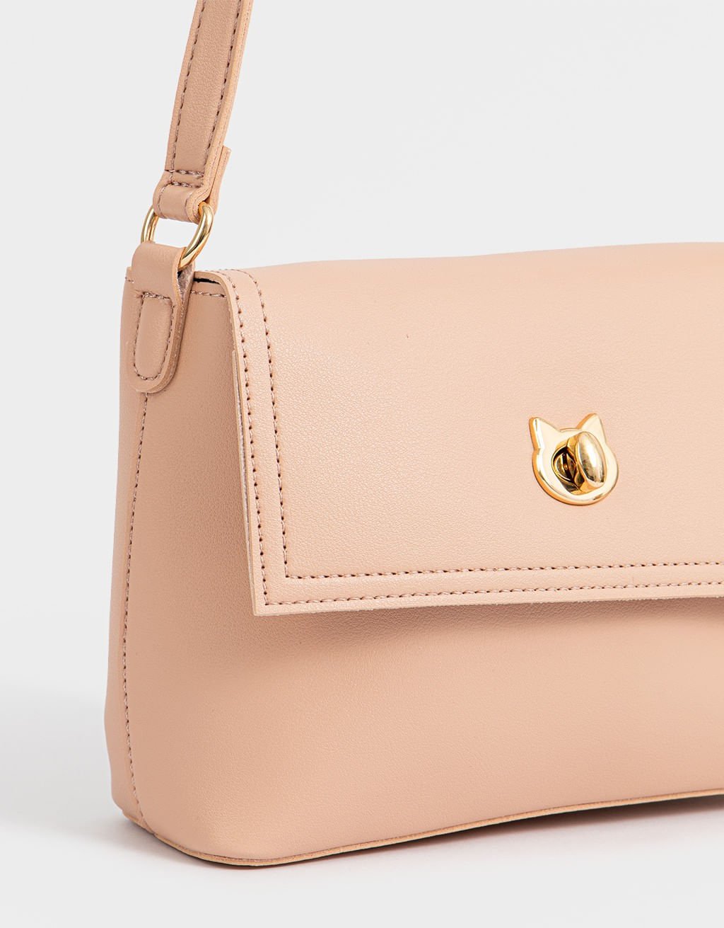 Bolsa Tiracolo Corino Cute P`reteen Bege 4