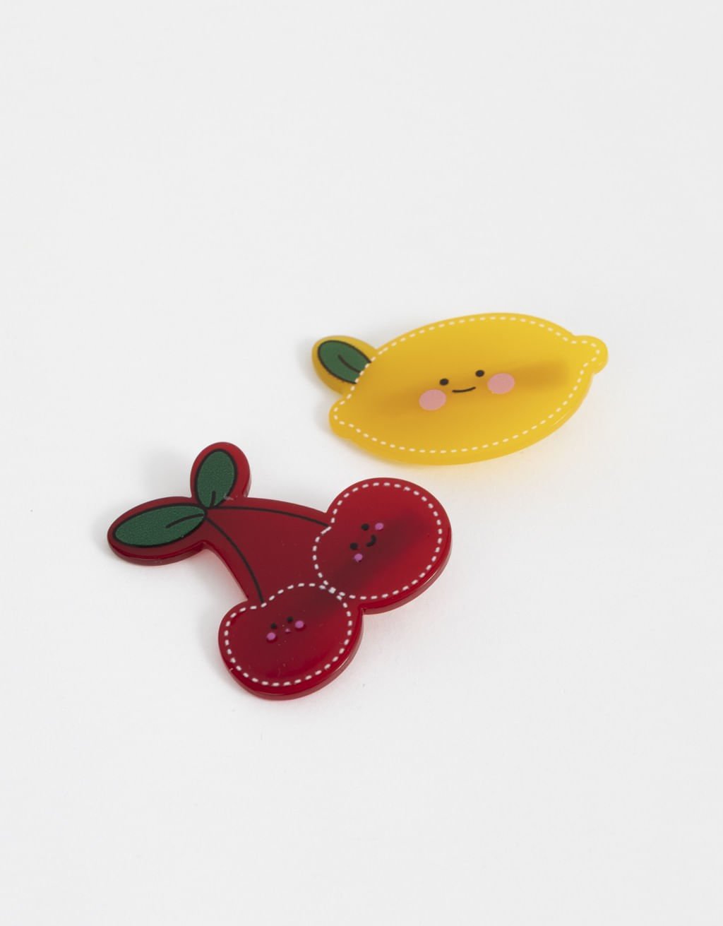 KIt 02 Piranhas Infantis Frutas Boho Amarelo/Vermelho 2