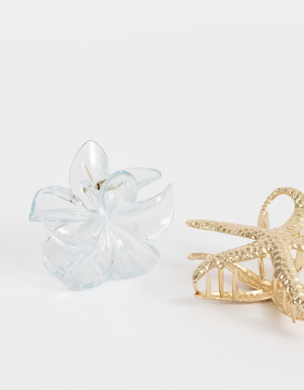 Kit 02 Piranhas Estrela & Flor Rio Meets Capri Dourado/Branco 2