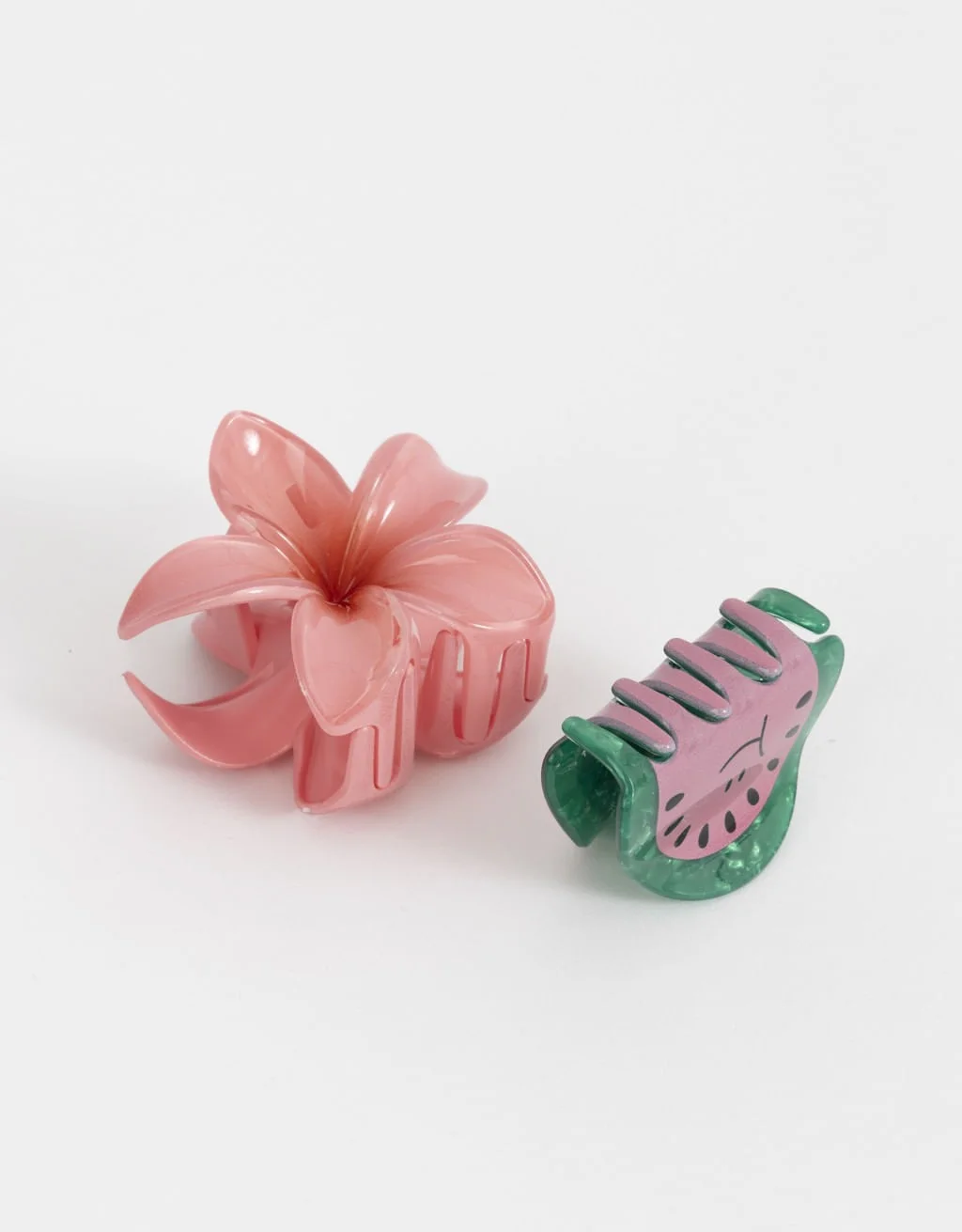 Kit 02 Piranhas Infantis Melancia & Flor Boho Rosa/Verde 2