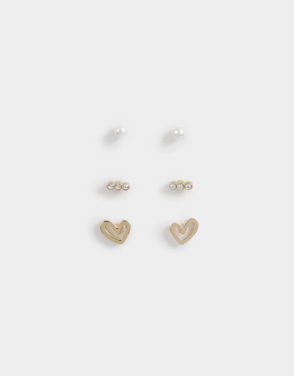 Kit 03 Pares de Brincos Romantic
