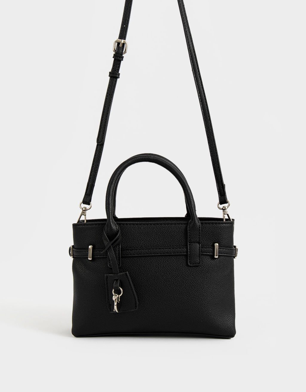 Bolsa City Corino Charm Girl Boss Preto 3