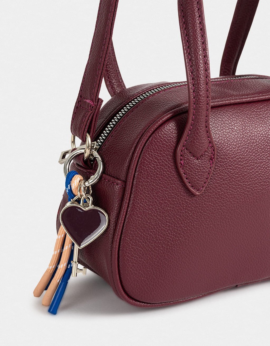 Bolsa Bowling Corino Charm Girl Boss Vinho 3