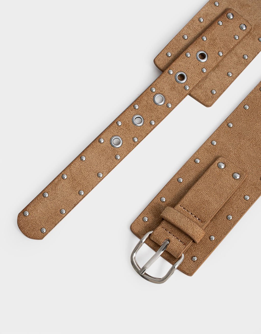 Cinto de Tachas Tendencia - M Marrom 2