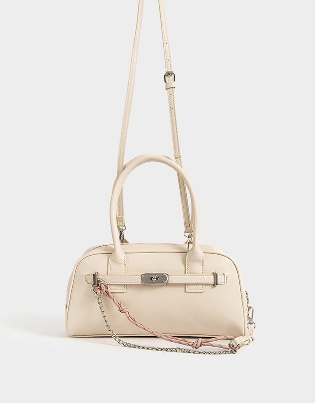 Bolsa Bowling Corino Puffy Girl Boss Bege 3