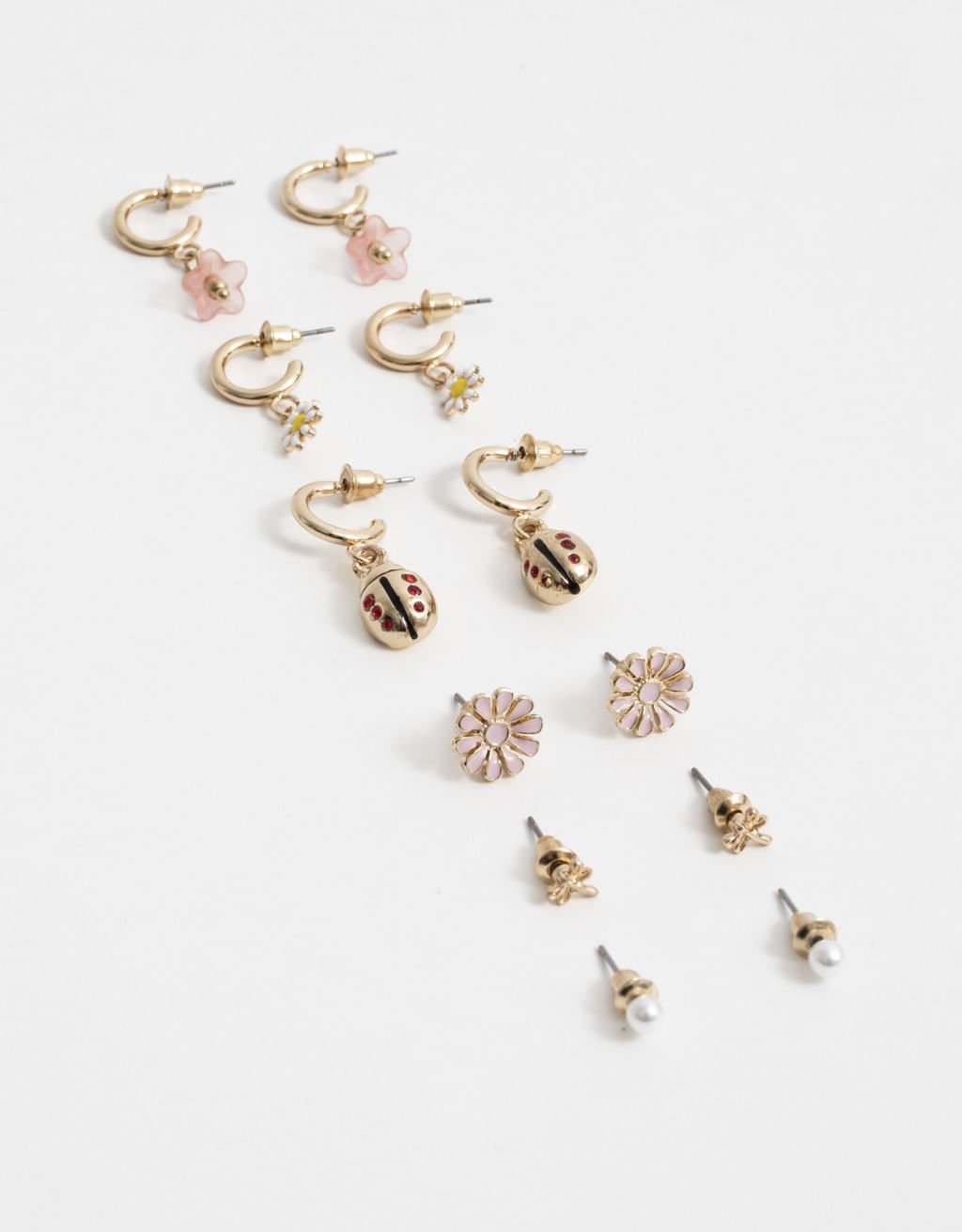 Kit 06 Pares de Brincos Dourados Boho Dourado 2