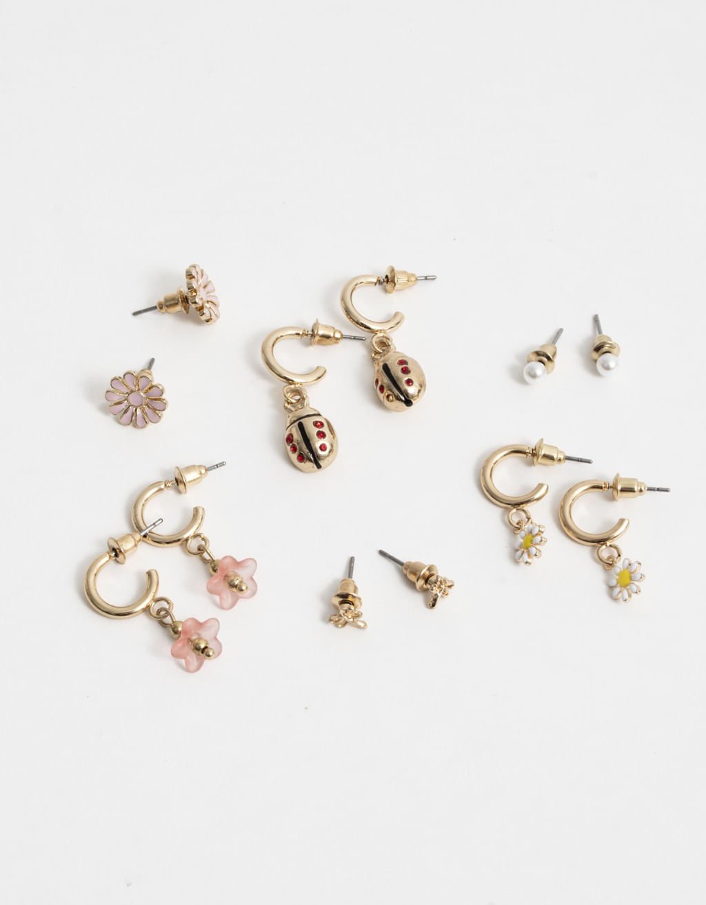 Kit 06 Pares de Brincos Dourados Boho Dourado 3