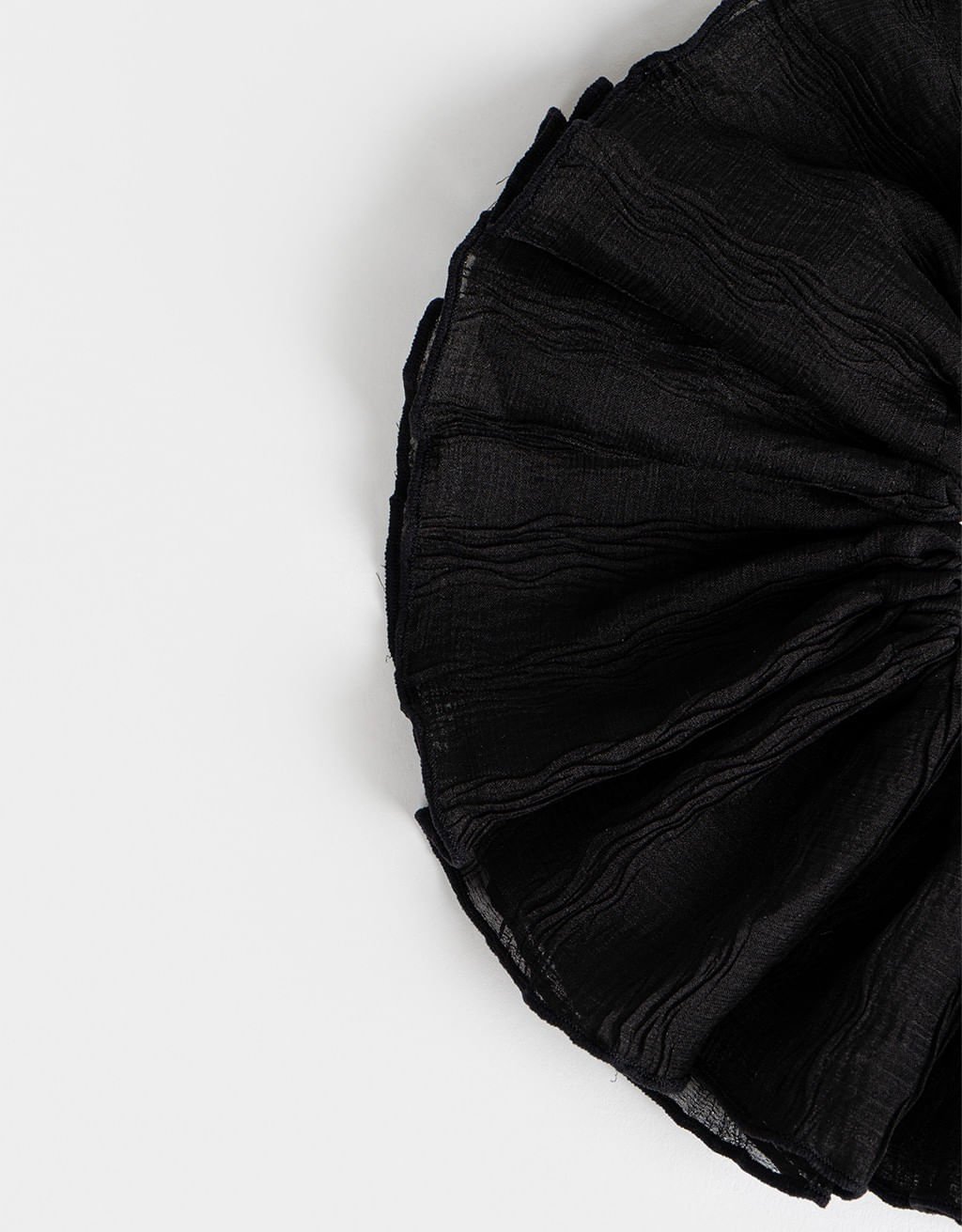 Scrunchie Estampada Boho Preto 2