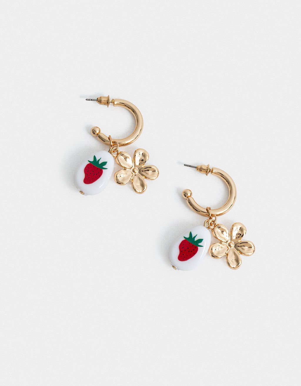 Argola Dourada Charms Boho Dourado 2