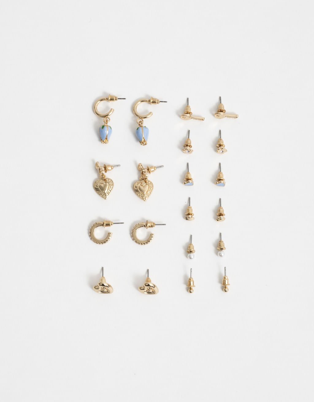 Kit 10 Pares de Brincos Charms Boho