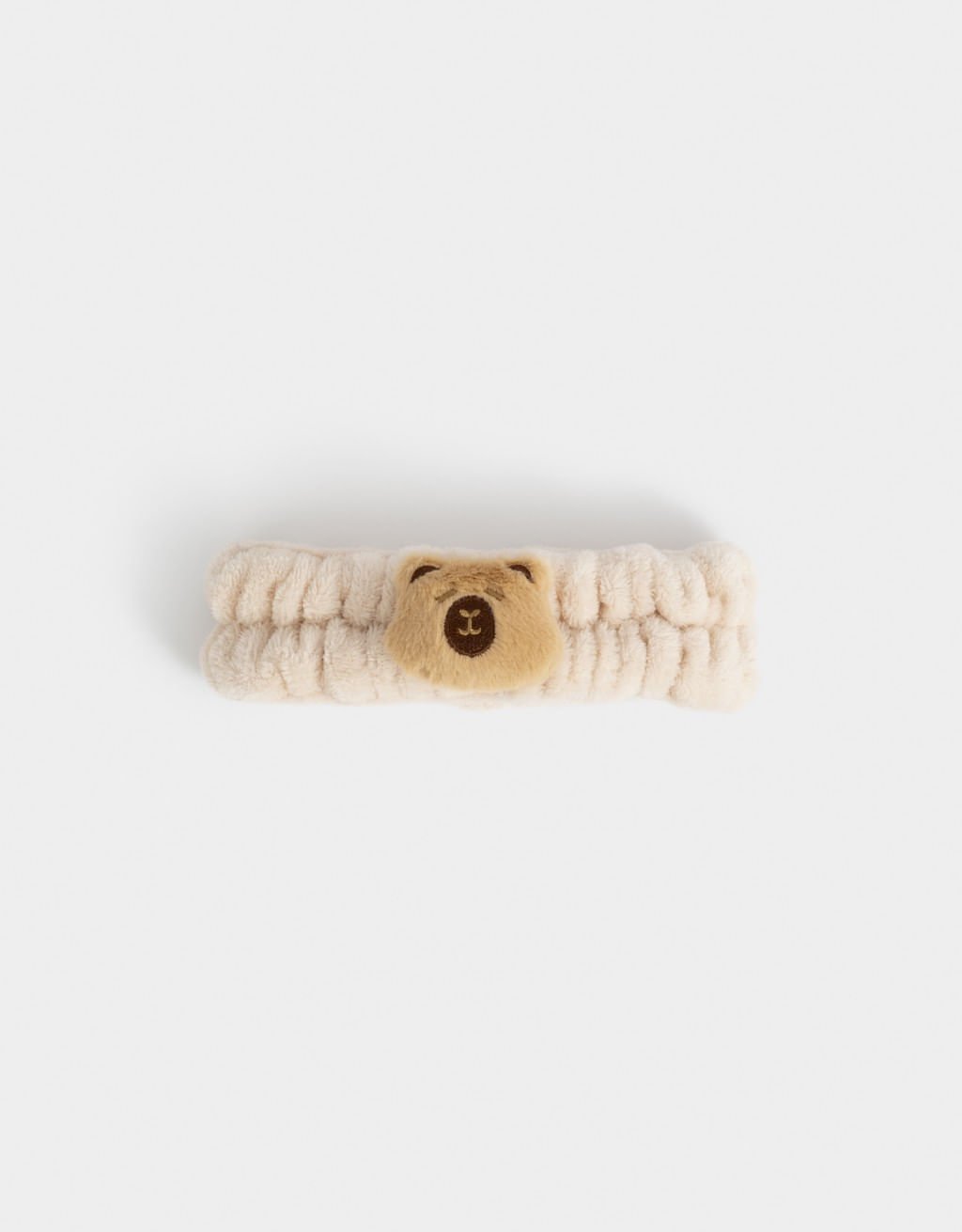 Tiara Têxtil Infantil Urso Boho