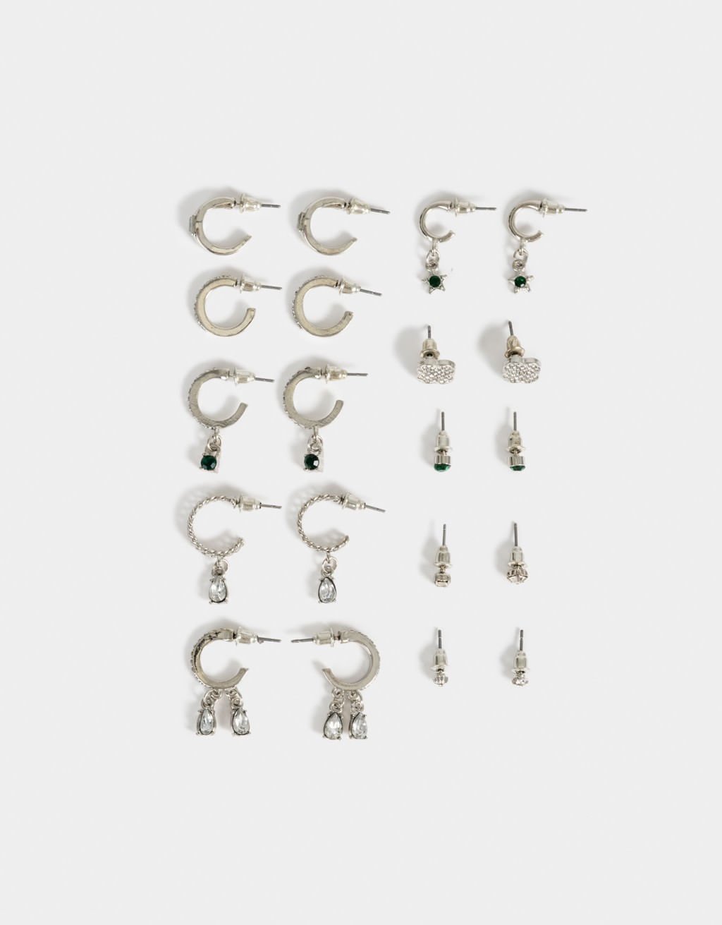 Kit 10 Pares de Brincos Romantico
