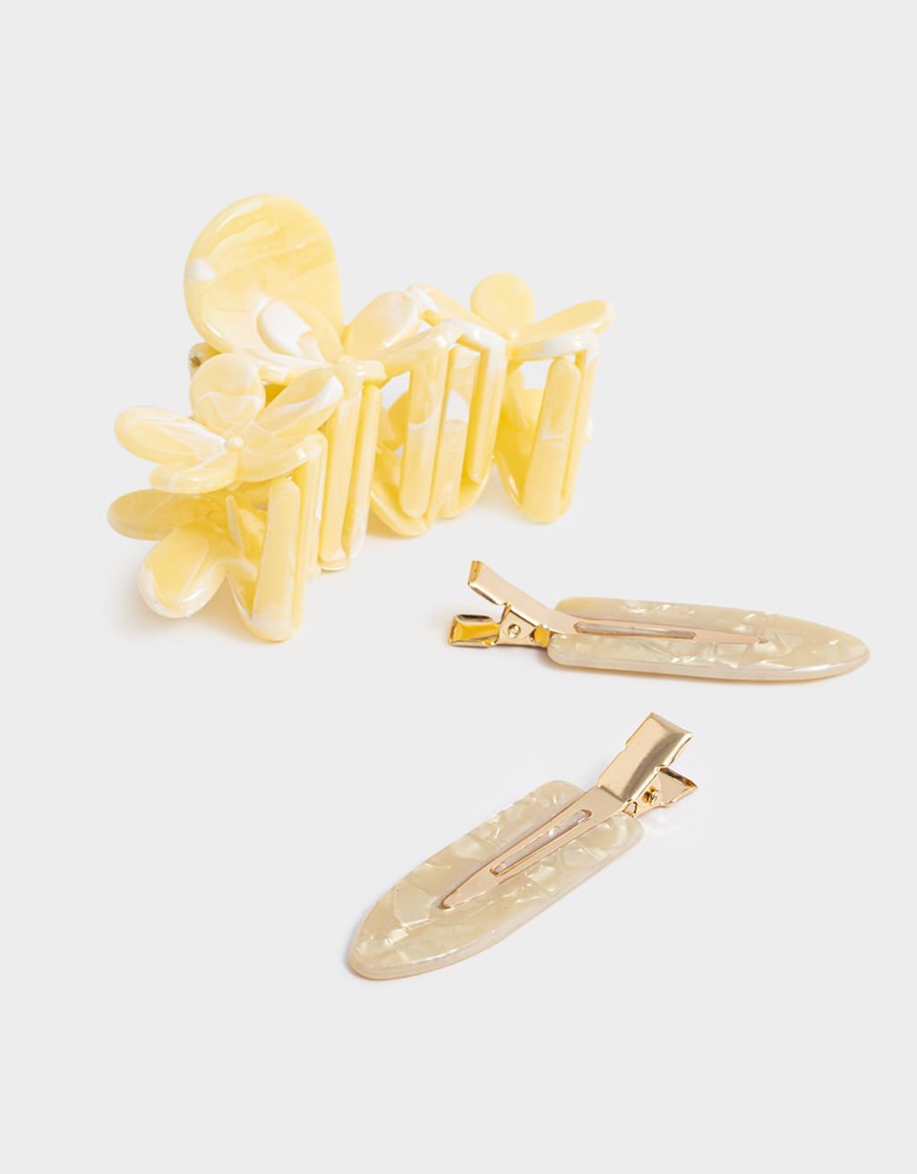 Kit Acessórios de Cabelo Boho Amarelo 2