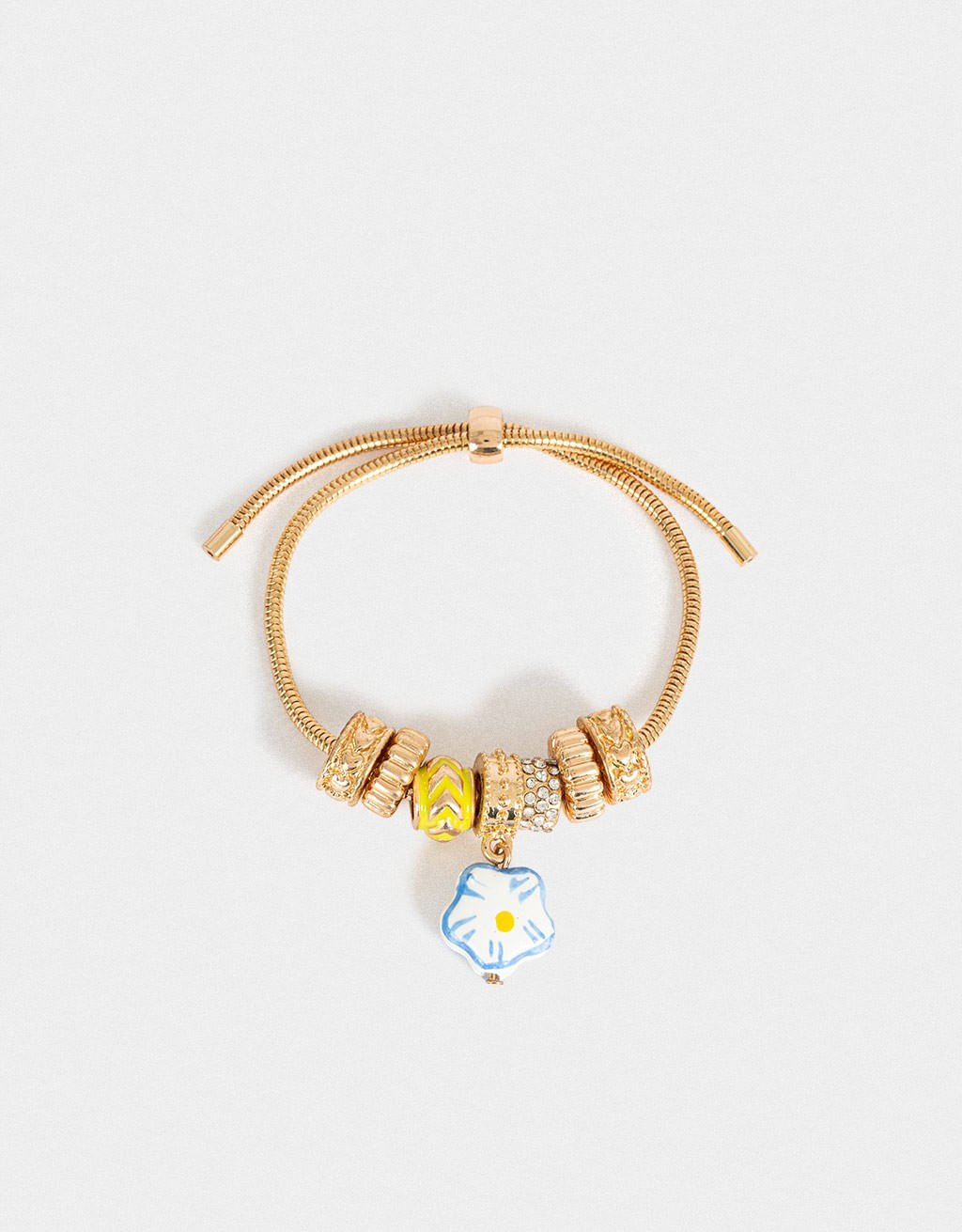 Pulseira Flexível Charms Boho