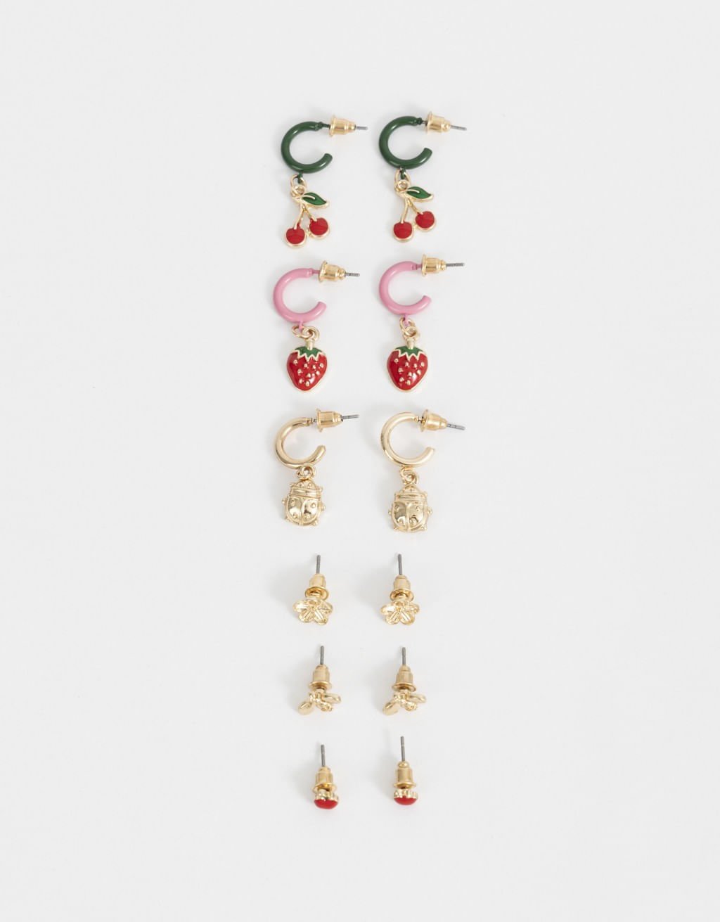 Kit 06 Pares de  Brincos Charms Boho
