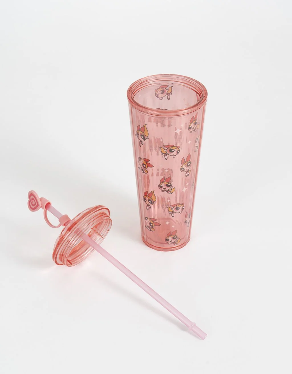 Copo Longo Estampado Meninas Superpoderosas Rosa 4