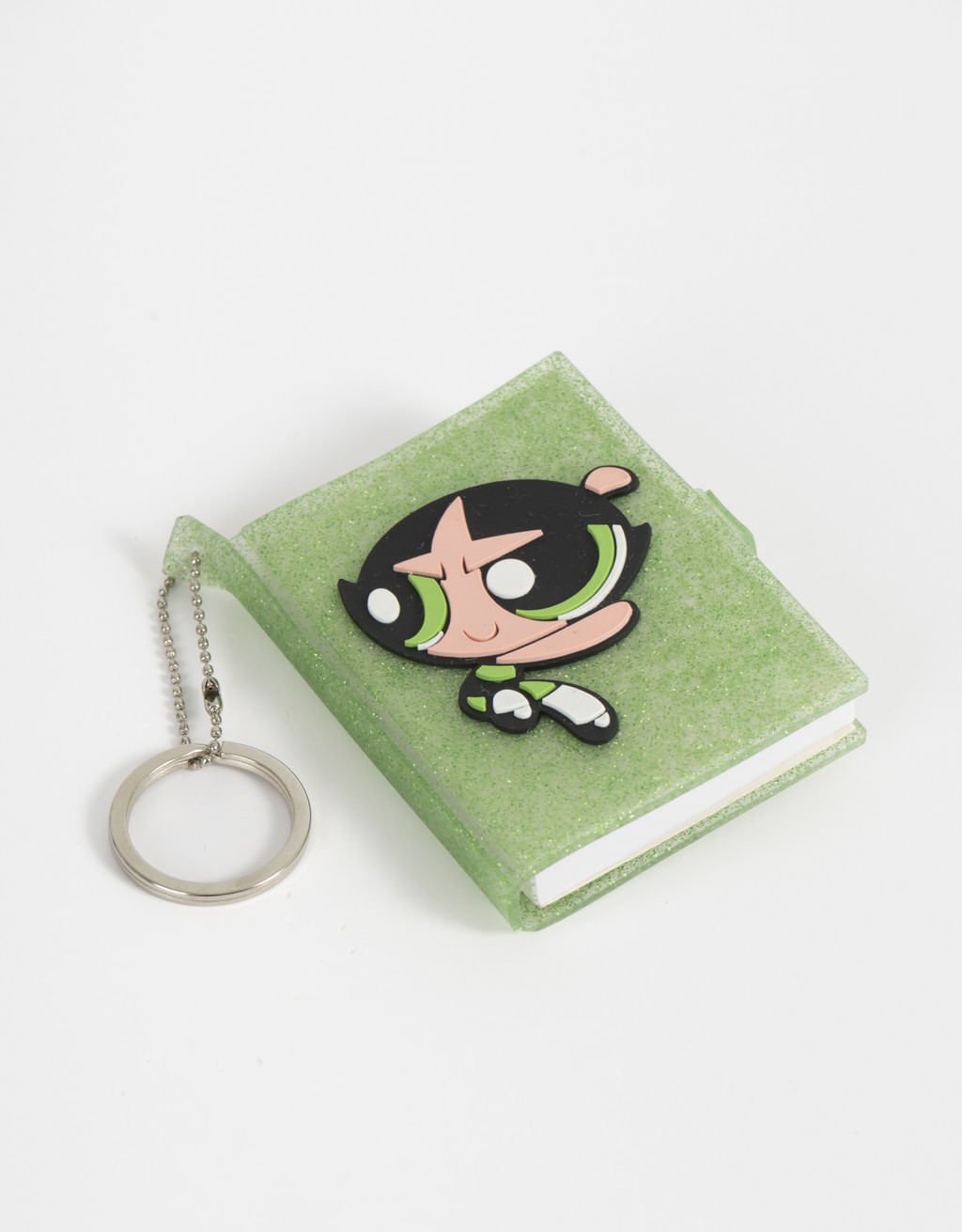 Chaveiro Charm de Caderno Meninas Superpoderosas Verde 2