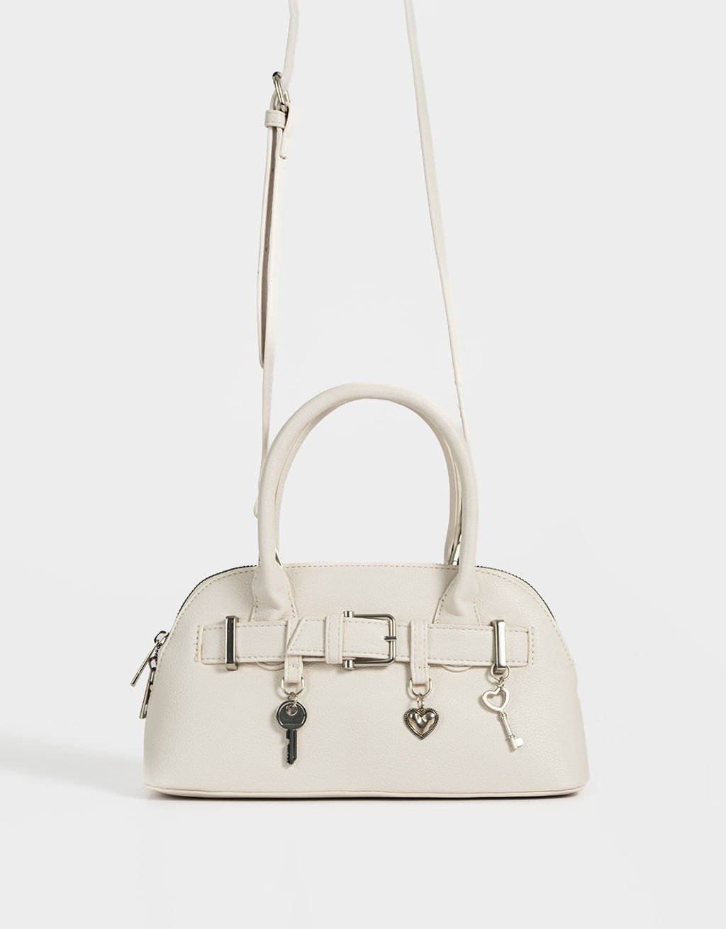 Bolsa Corino Bowling Charms Boho Bege 2
