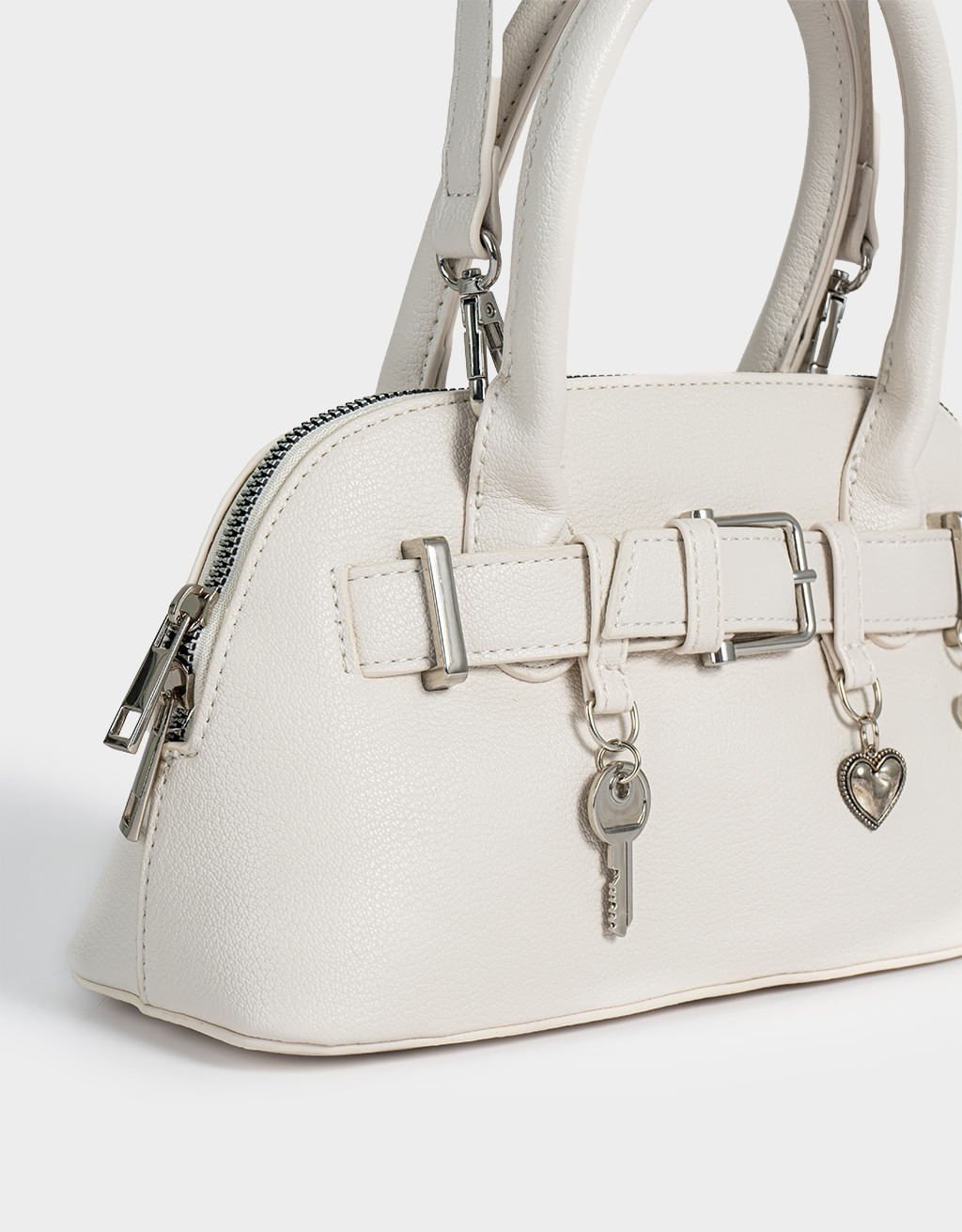 Bolsa Corino Bowling Charms Boho Bege 3