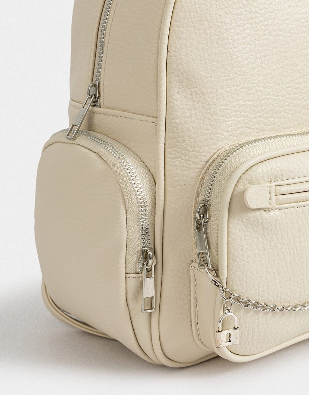 Mochila Corino Multibolsos Boho Bege 2