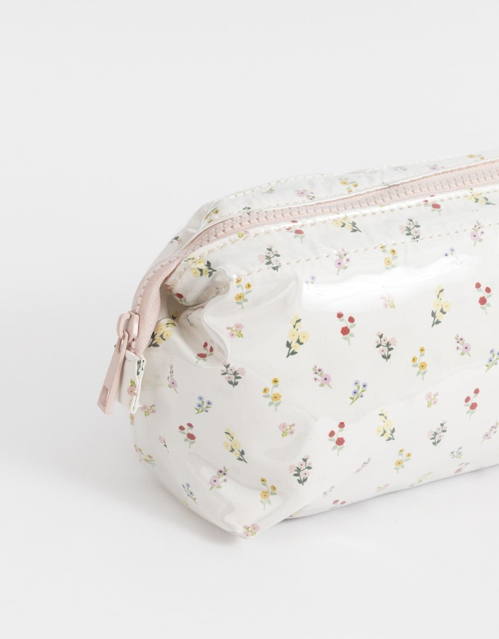 Necessaire Vinil Estampada Boho Branco 2