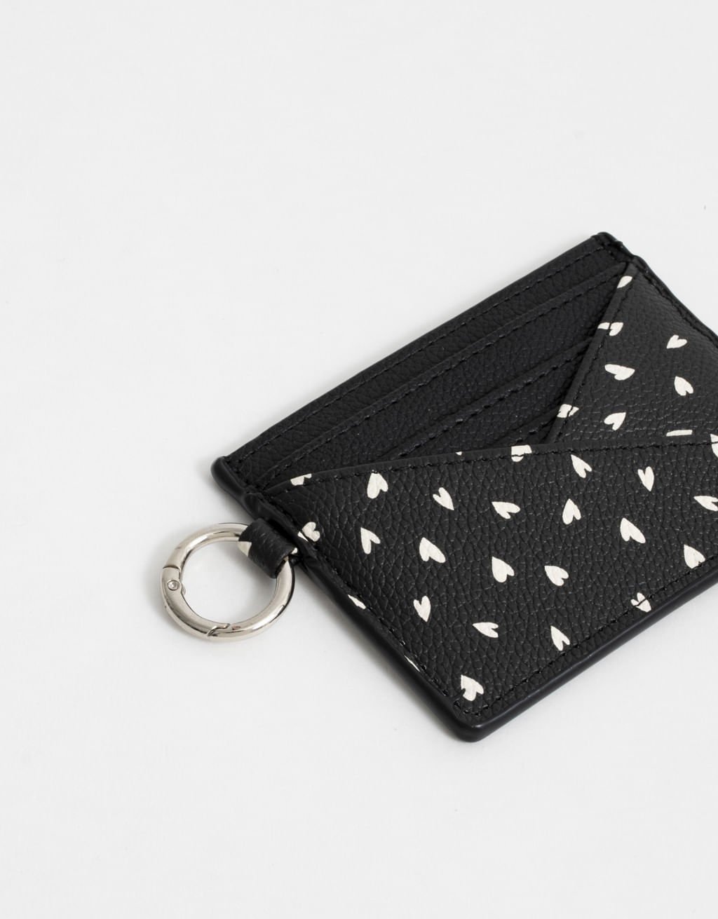 Porta Cartões Corino Estampado Boho Preto 2