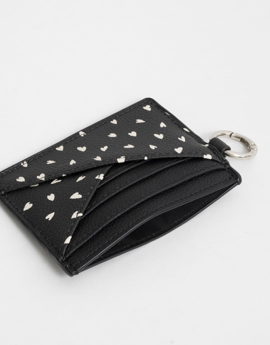 Porta Cartões Corino Estampado Boho Preto 3