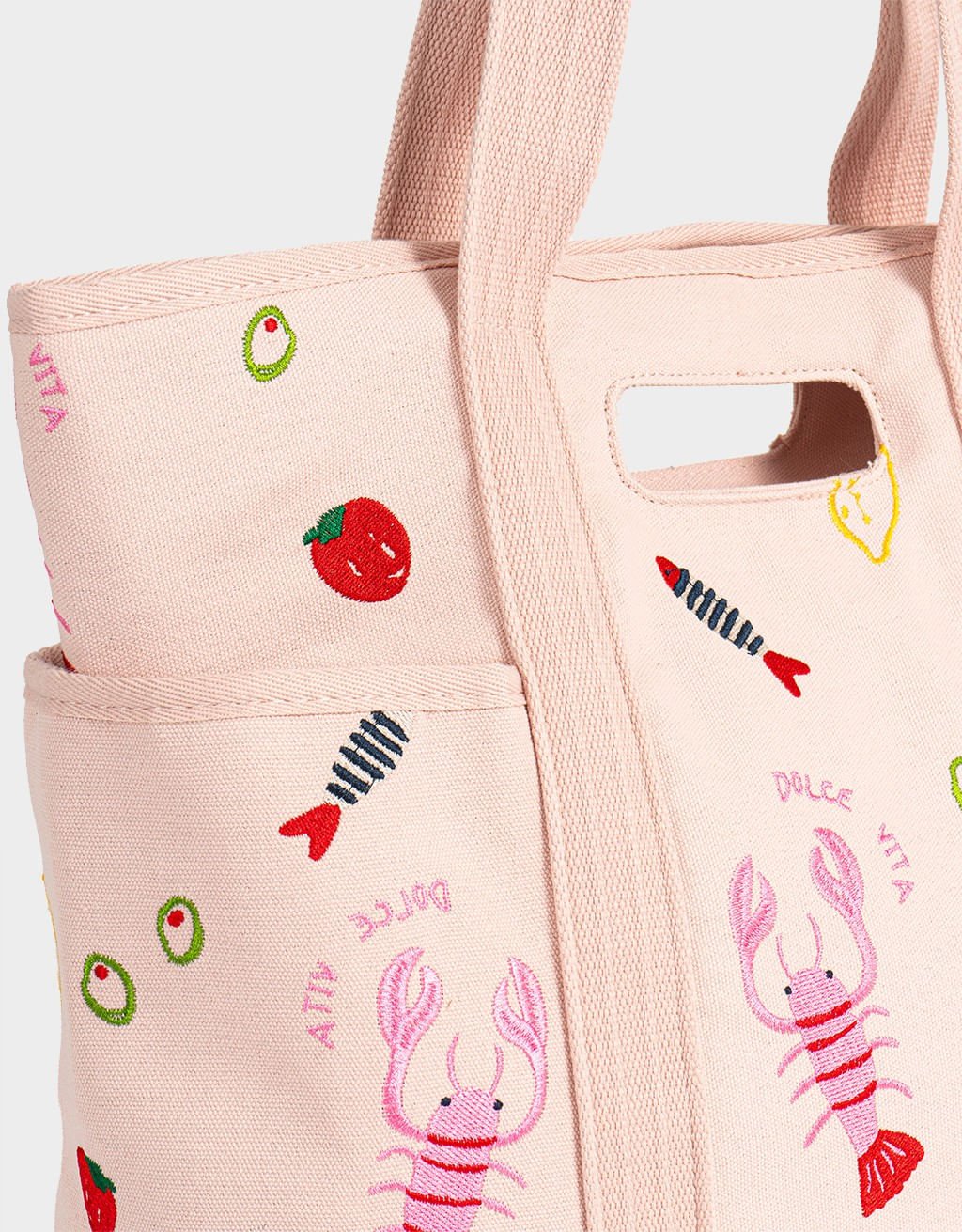 Bolsa Shopper Patches Rio Meets Capri Rosa 3