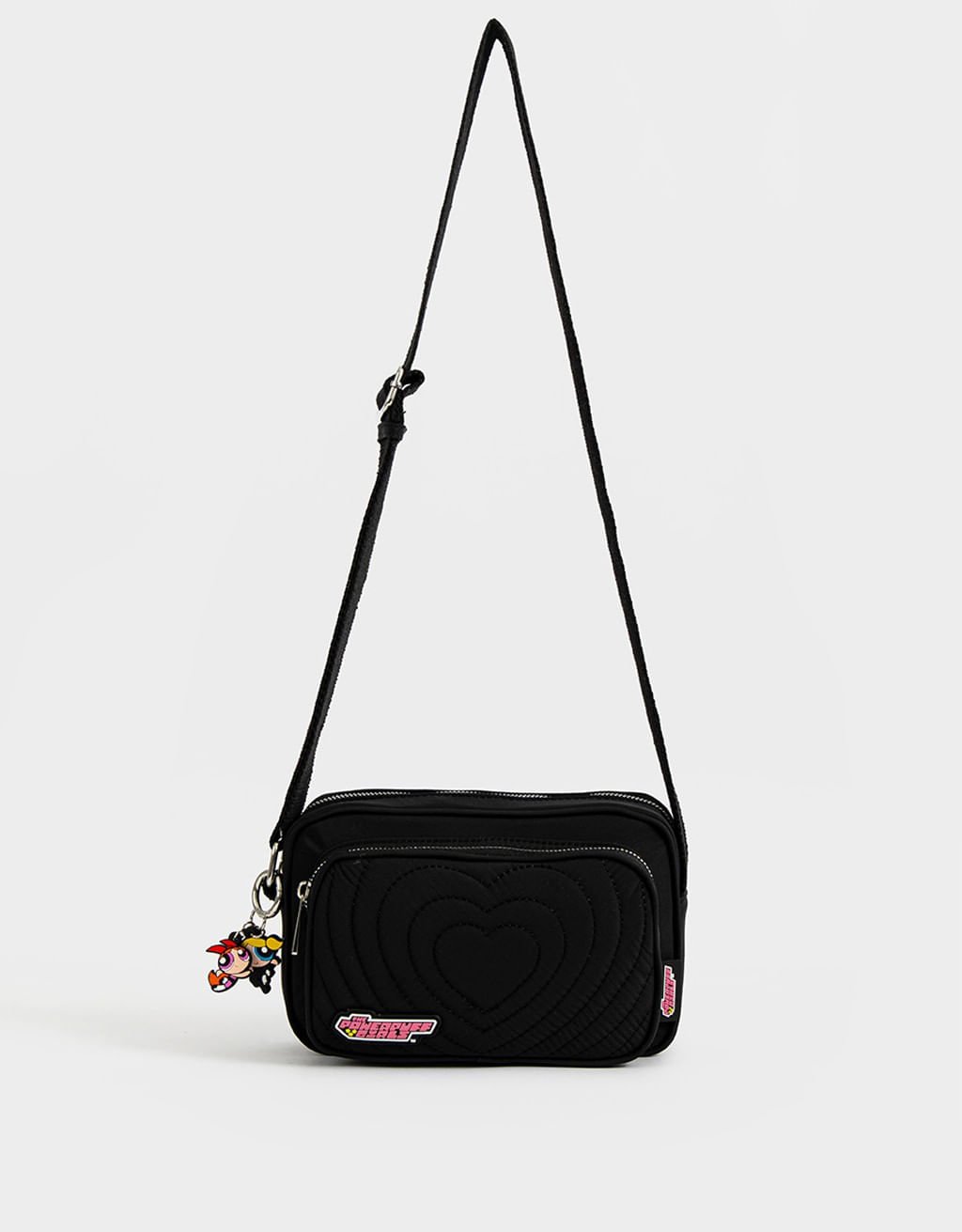 Bolsa Crossbody Charms Meninas Superpoderosas Preto 2