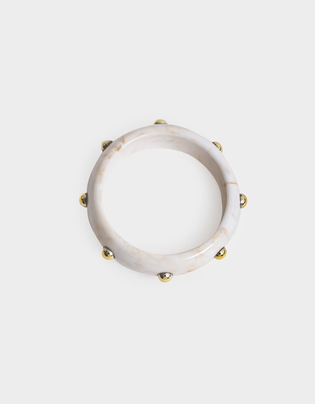 Bracelete Resina Boho Branco 2