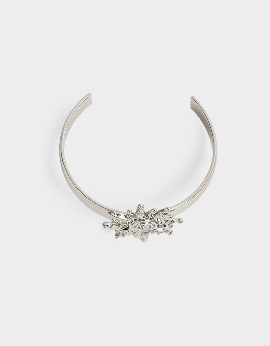 Pulseira Rígida Sol Boho Prata 2