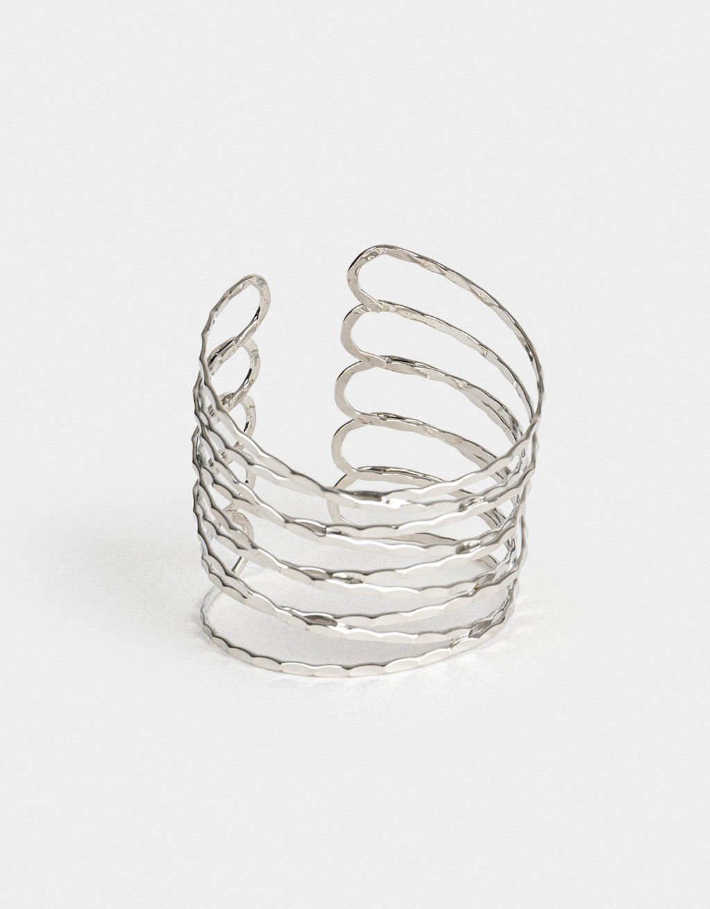 Bracelete Metal Noche Prata 2