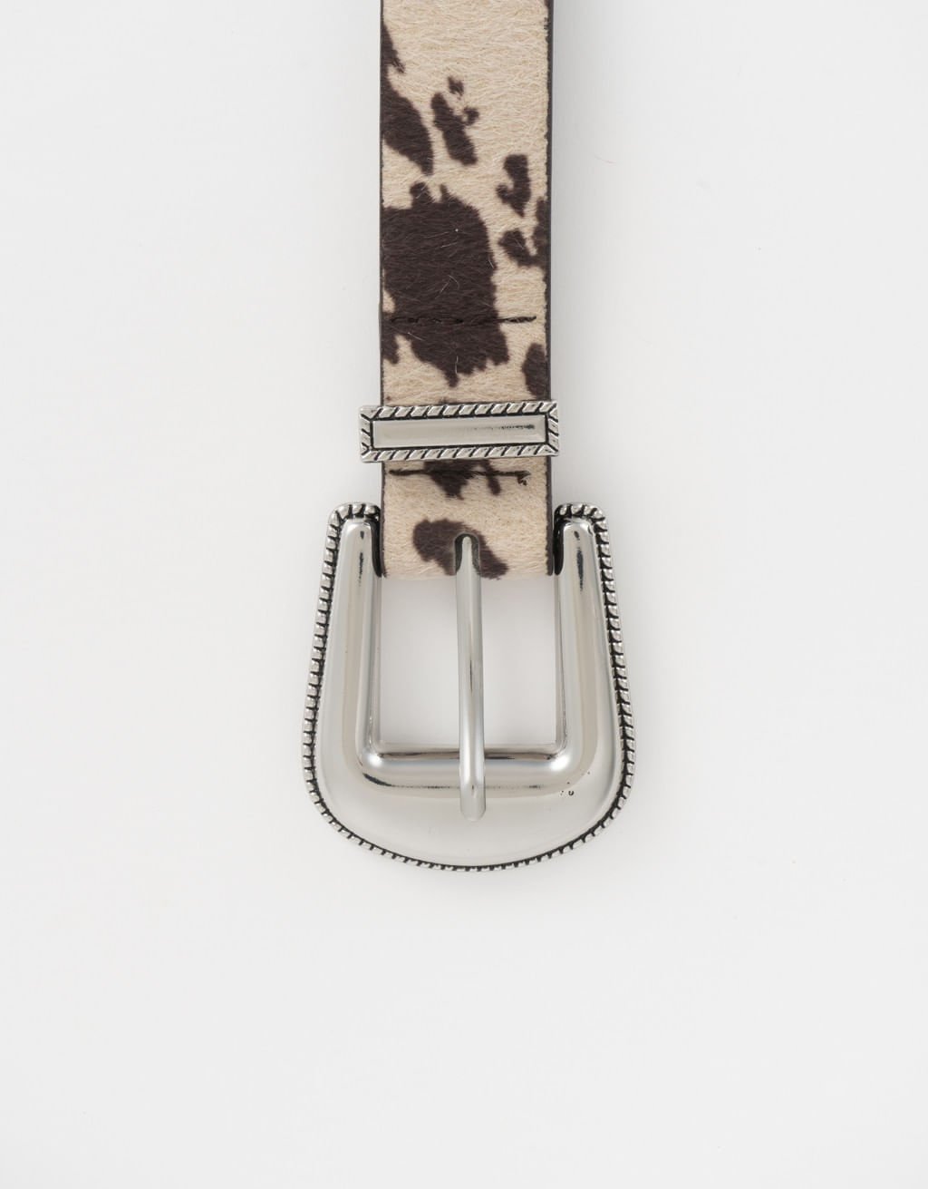 Cinto Estampado Zebra Boho - P Bege 3