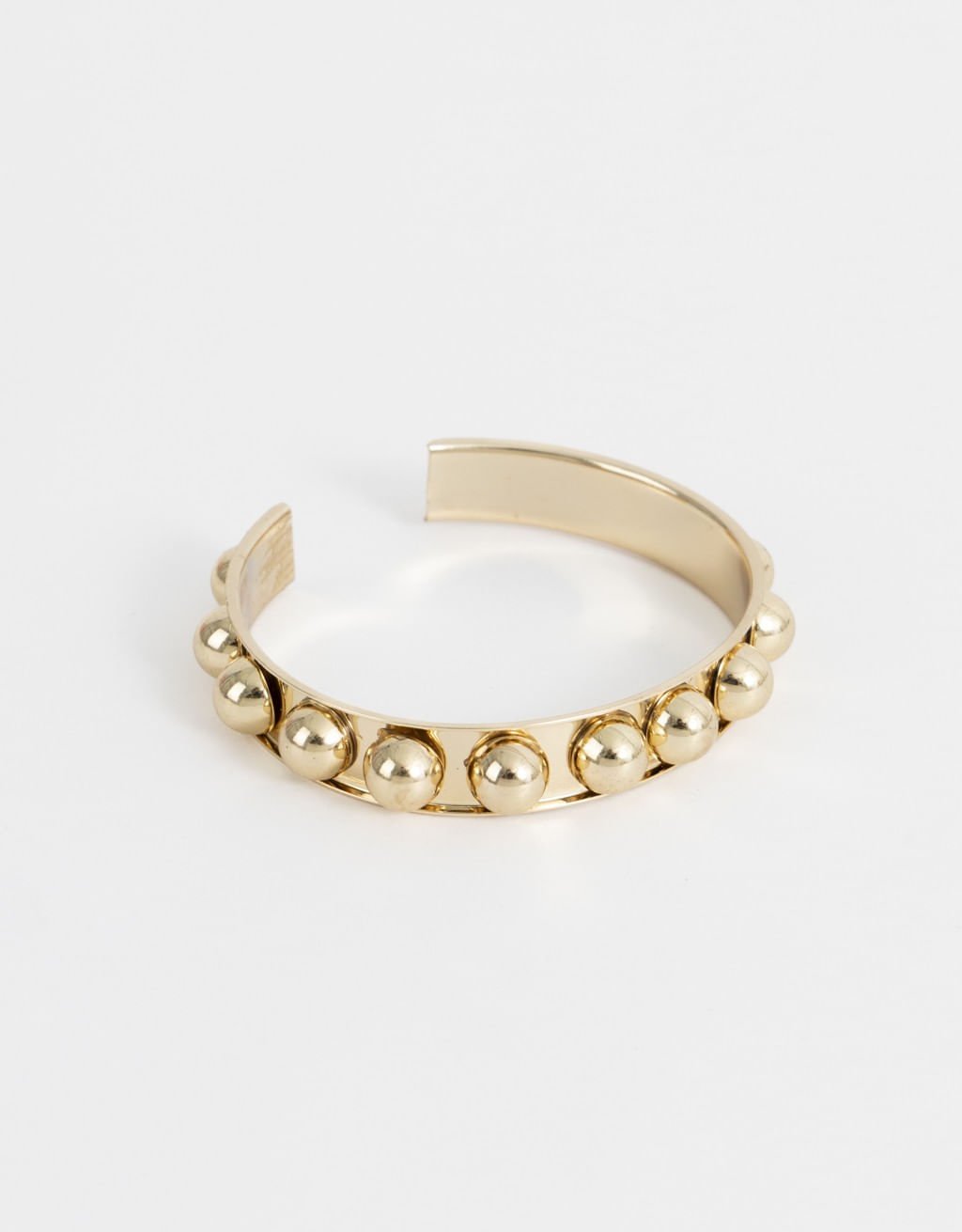 Pulseira Rígida Pérolas Boho Dourado 3
